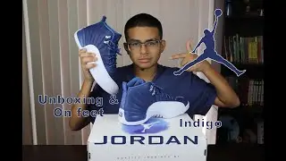 Unboxing & on feet Nike Jordan 12 Retro Indigo Style130690-404
