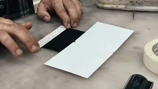 Катя и Артем делают картхолдер