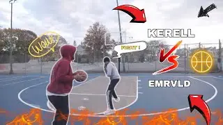 1v1 BASKETBALL KERELL VS EMRVLD 🔥  #basketball #1v1 #highlights