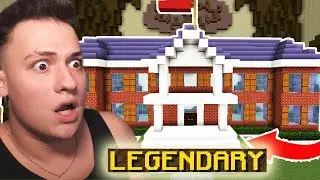 Am Luat LEGENDARY Construind O SCOALA !!! Minecraft Build Battle