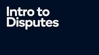 Introduction to disputes