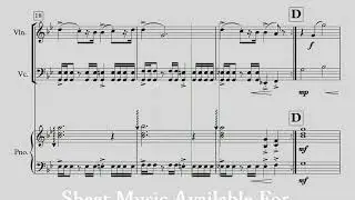 The Avengers For Trio Violin, Cello and Piano (Sheet Music)