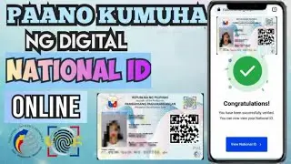 Paano kumuha ng digital NATIONAL ID online | How to download copy of digital national ID