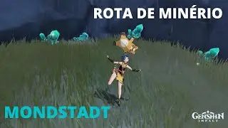 Rota de minérios em Mondstadt. genshin impact.