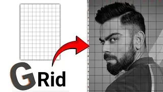 How to Draw GRID For all SIZE paper | Grid For BEGINNERS