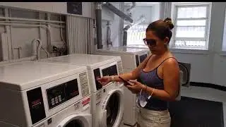 Doing laundry at the Severn!