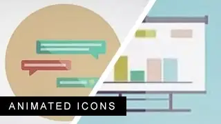 After Effects - Animated Icons intro.
