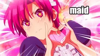 she started working on a maid cafe...