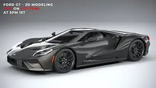 3D Car Modelling Tutorial Ford GT | Auto Desk Maya | Part 1