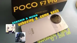 POCO F7 PRO - Unboxing & Game Test (Genshin & WuWa High 60 Fps)