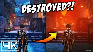 A Strange Night in Mondstadt... A Ghost town? (Genshin Impact)