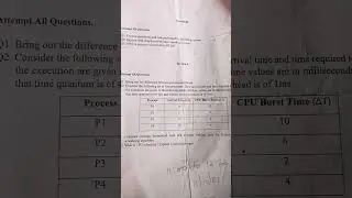 Bca /Bsc/B. tech Paper Operating system