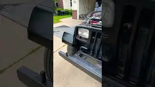 Let’s get it in the sun! #restoration #diy #jeep #wrangler #yj #automobile #itsajeepthing #shorts