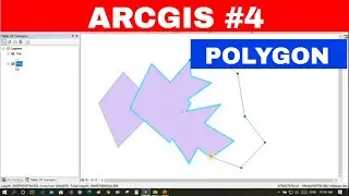 [ARCGIS #4] CERATE NEW POLYGON | REMOVE INTERSECTION |EDIT POLYGON BY STRAIGHT SEGMENT AND TRACING