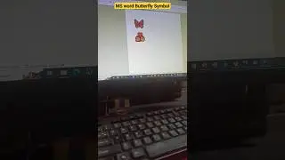 MS word Butterfly Symbol #mantraclasses #mantratechgyan