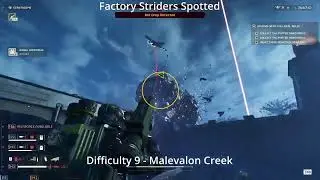 Automaton AT-AT Factory Strider Giant walker Spotted in Helldivers 2