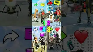 Who Will You Choose Cameraman Skibidi Toilet Character Speakerman TITAN TVMan Level 1~4