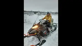 Перевозка снегохода в автодоме