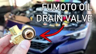 Fumoto Oil Drain Valve Install | 2022 2023 2024 SUBARU WRX