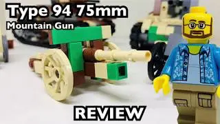 WW2 Lego BrickMania Type 94 75mm Mountain Gun review