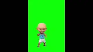 green screen upin ipin