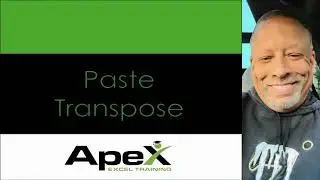 Paste Transpose