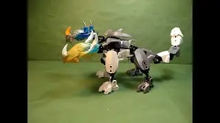 Двухголовый дракон перевёртыш LEGO BIONICLE