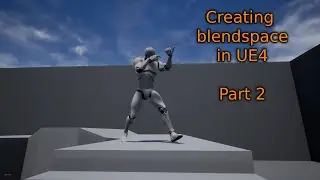 Unreal engine 4 tutorial: Creating animation blendspaces - part 2.