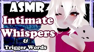 ASMR | Anime Girl Whispers Trigger Words | Personal Attention [ VRChat V-Tuber ] [ Binaural Audio ]
