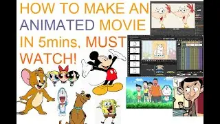 #How to make an Animated video free of your favorite cartoons, Must Watch Very Easy.