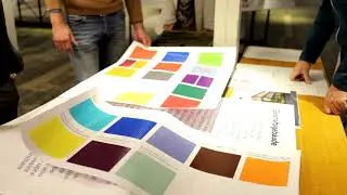 Mut zur Farbe! Gemeinsam bestimmen wir die Farbwirkung in der Ausstellung.