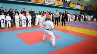 Karate Jion kata. Kostash Andrey 9 years old