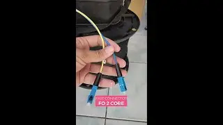 Hasil Pasang 2 Fast Connector FO 2 Core