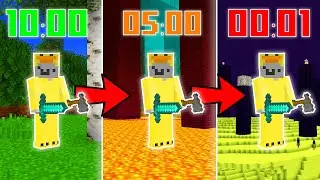 Minecraft, but you get randomly teleported