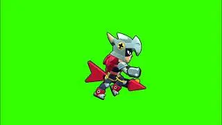 Brawl Stars Running Draco Green Screen