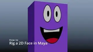 How to rig a 2d face in Maya