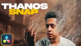 How to make a THANOS SNAP Effect on Davinci Resolve