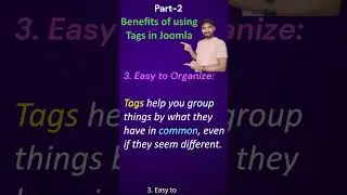 Benefits of using Tags in Joomla | Tags in Joomla 5 Part 2