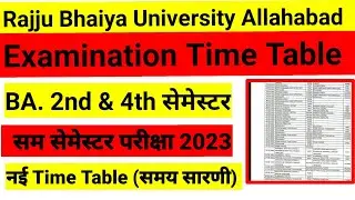 Rajju Bhaiya University Latest Updates || समय सारणी में हुआ संशोधन