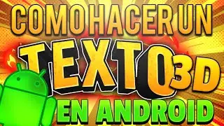 💥COMO HACER TEXTOS 3D EN ANDROID✅