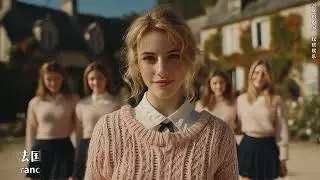 World’s Most Beautiful AI School Girls