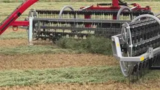 Gearmore Twinstar 30' Basket Rake - Clean Hay? What a concept