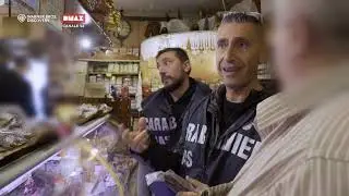 The NAS of Rome inspected a pork butcher's shop near Rome.