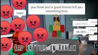 Roblox rap battles these days, man.