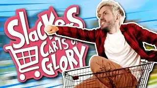 We ride to be the Trolley-King in Slackers - Carts of Glory!