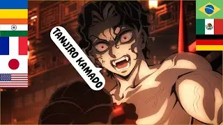 Muzan Kibutsuji shouts Tanjiro Kamado in different languages | Demon Slayer: Kimetsu no Yaiba