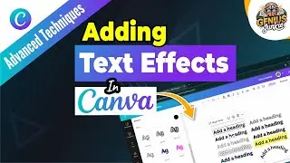 Master Text Effects in Canva Step by Step Tutorial | Genius Junkie