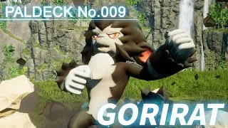 Paldeck | No.009 GORIRAT - Palworld | Gameplay | Pocketpair