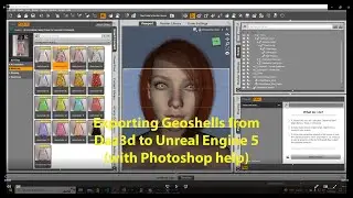 Exporting Geoshells from Daz3d to Unreal Engine 5