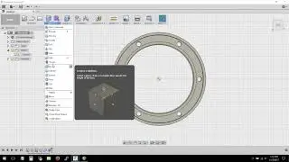 Making 3D printable parametric LED ring with fusion 360
